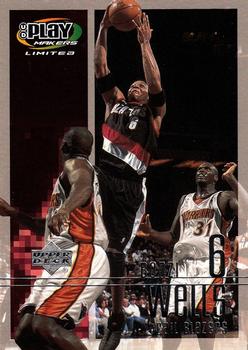 2001-02 UD PlayMakers Limited #79 Bonzi Wells Front