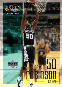 2001-02 UD PlayMakers Limited #85 David Robinson Front