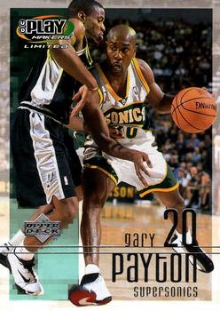 2001-02 UD PlayMakers Limited #88 Gary Payton Front