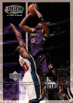 2001-02 UD PlayMakers Limited #91 Vince Carter Front