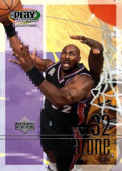 2001-02 UD PlayMakers Limited #95 Karl Malone Front