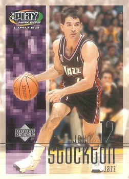 2001-02 UD PlayMakers Limited #96 John Stockton Front