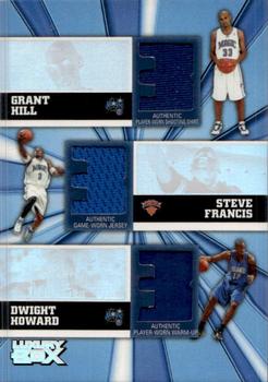 2005-06 Topps Luxury Box - Trinity Triple Relics #TR-HFH Grant Hill / Steve Francis / Dwight Howard Front
