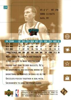 2001-02 Upper Deck Ultimate Collection #29 Jason Williams Back