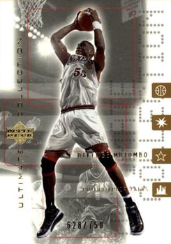 2001-02 Upper Deck Ultimate Collection #44 Dikembe Mutombo Front