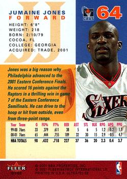 2001-02 Ultra #64 Jumaine Jones Back