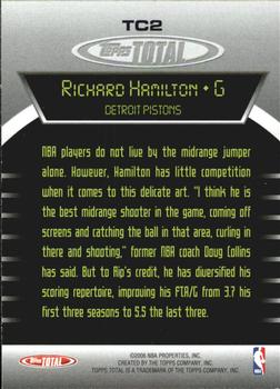 2005-06 Topps Total - Total Competition #TC2 Richard Hamilton Back