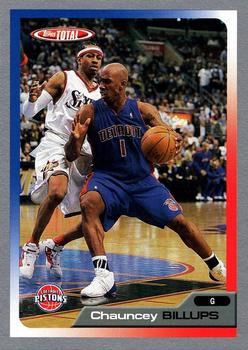 2005-06 Topps Total - Silver #19 Chauncey Billups Front