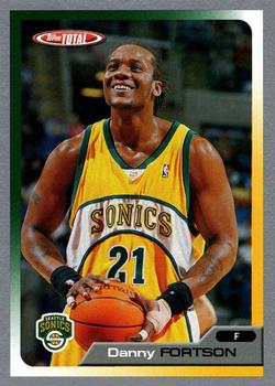 2005-06 Topps Total - Silver #42 Danny Fortson Front