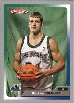 2005-06 Topps Total - Silver #222 Richie Frahm Front