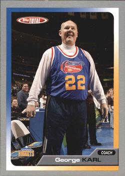 2005-06 Topps Total - Silver #373 George Karl Front