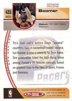 2005-06 Topps Total - Silver #435 Boomer Back