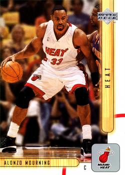 2001-02 Upper Deck #86 Alonzo Mourning Front