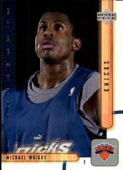 2001-02 Upper Deck #191 Michael Wright Front