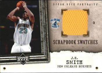 2005-06 UD Portraits - Scrapbook Swatches #SS-JR J.R. Smith Front