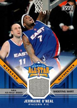 2005-06 Upper Deck - All-Star Weekend Authentics #ASW-JO Jermaine O'Neal Front