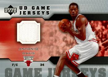 2005-06 Upper Deck - UD Game Jerseys #GJ-AD Antonio Davis Front