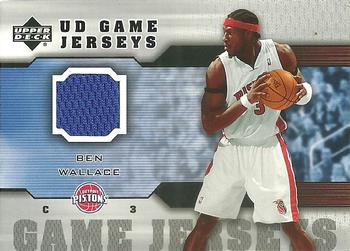 2005-06 Upper Deck - UD Game Jerseys #GJ-BW Ben Wallace Front