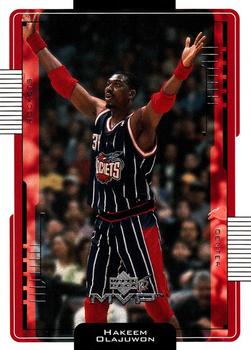 2001-02 Upper Deck MVP #58 Hakeem Olajuwon Front