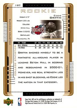 2001-02 Upper Deck MVP #197 Eddie Griffin Back