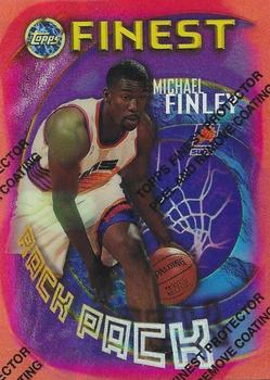1995-96 Finest - Rack Pack Refractor #RP-5 Michael Finley Front