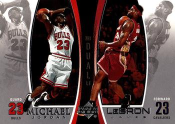 2005-06 Upper Deck - Michael Jordan/LeBron James #LJMJ1 Michael Jordan / LeBron James Front