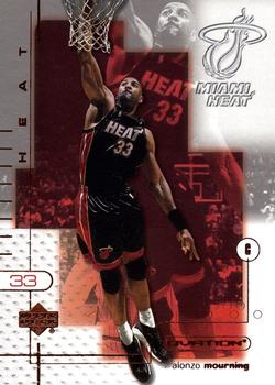 2001-02 Upper Deck Ovation #45 Alonzo Mourning Front