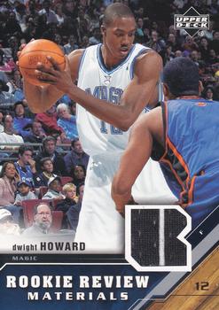 2005-06 Upper Deck - Rookie Review Materials #RRM-DH Dwight Howard Front