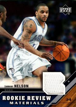 2005-06 Upper Deck - Rookie Review Materials #RRM-JN Jameer Nelson Front