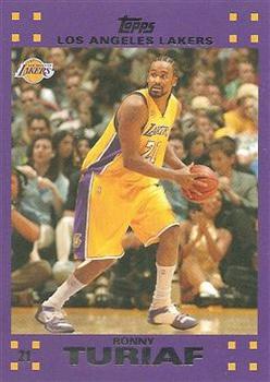 2007 Topps Los Angeles Lakers #LAL9 Ronny Turiaf Front