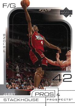 2001-02 Upper Deck Pros & Prospects #22 Jerry Stackhouse Front