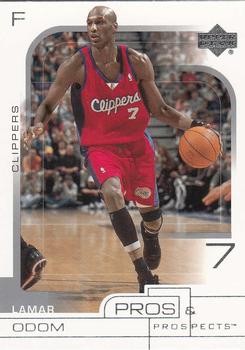 2001-02 Upper Deck Pros & Prospects #34 Lamar Odom Front