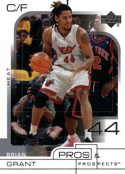 2001-02 Upper Deck Pros & Prospects #44 Brian Grant Front