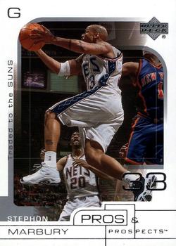 2001-02 Upper Deck Pros & Prospects #52 Stephon Marbury Front