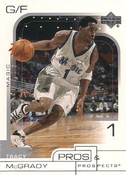 2001-02 Upper Deck Pros & Prospects #58 Tracy McGrady Front