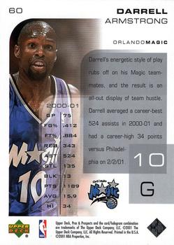 2001-02 Upper Deck Pros & Prospects #60 Darrell Armstrong Back