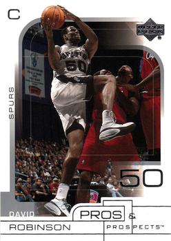2001-02 Upper Deck Pros & Prospects #75 David Robinson Front