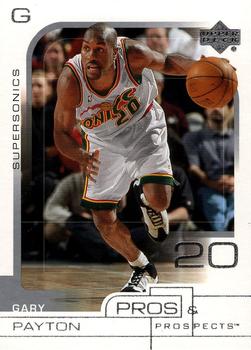 2001-02 Upper Deck Pros & Prospects #76 Gary Payton Front