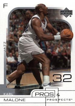 2001-02 Upper Deck Pros & Prospects #82 Karl Malone Front