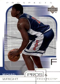 2001-02 Upper Deck Pros & Prospects #97 Michael Wright Front