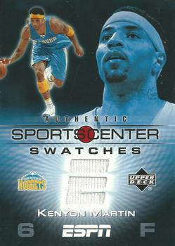2005-06 Upper Deck ESPN - Sports Center Swatches #SCS-KM Kenyon Martin Front