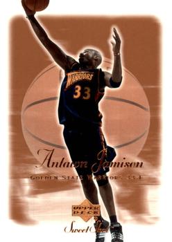 2001-02 Upper Deck Sweet Shot #25 Antawn Jamison Front