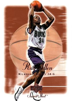 2001-02 Upper Deck Sweet Shot #49 Ray Allen Front