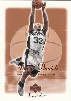 2001-02 Upper Deck Sweet Shot #78 Antonio Daniels Front