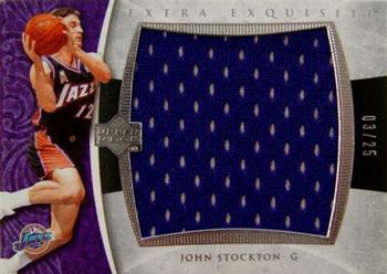 2005-06 Upper Deck Exquisite Collection - Extra Exquisite #EX-JS John Stockton Front