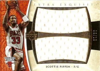 2005-06 Upper Deck Exquisite Collection - Extra Exquisite Dual #ED-SP Scottie Pippen Front