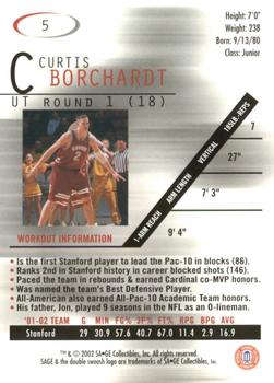 2002 SAGE #5 Curtis Borchardt Back