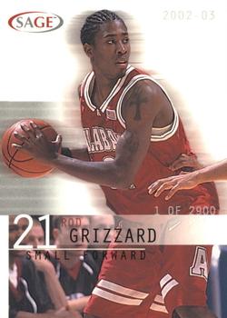 2002 SAGE #14 Rod Grizzard Front