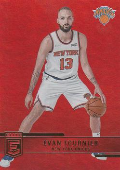 2021-22 Donruss Elite - Hyper Red #134 Evan Fournier Front