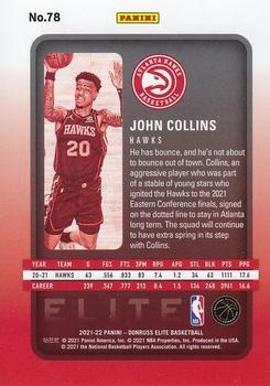 2021-22 Donruss Elite - Orange #78 John Collins Back